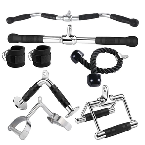 Triceps aşağı eki çekin, ev spor salonu için kablo makinesi aksesuarları, LAT aşağı çekin eki ağırlık Fitness tek başlı halat - Product Image 1