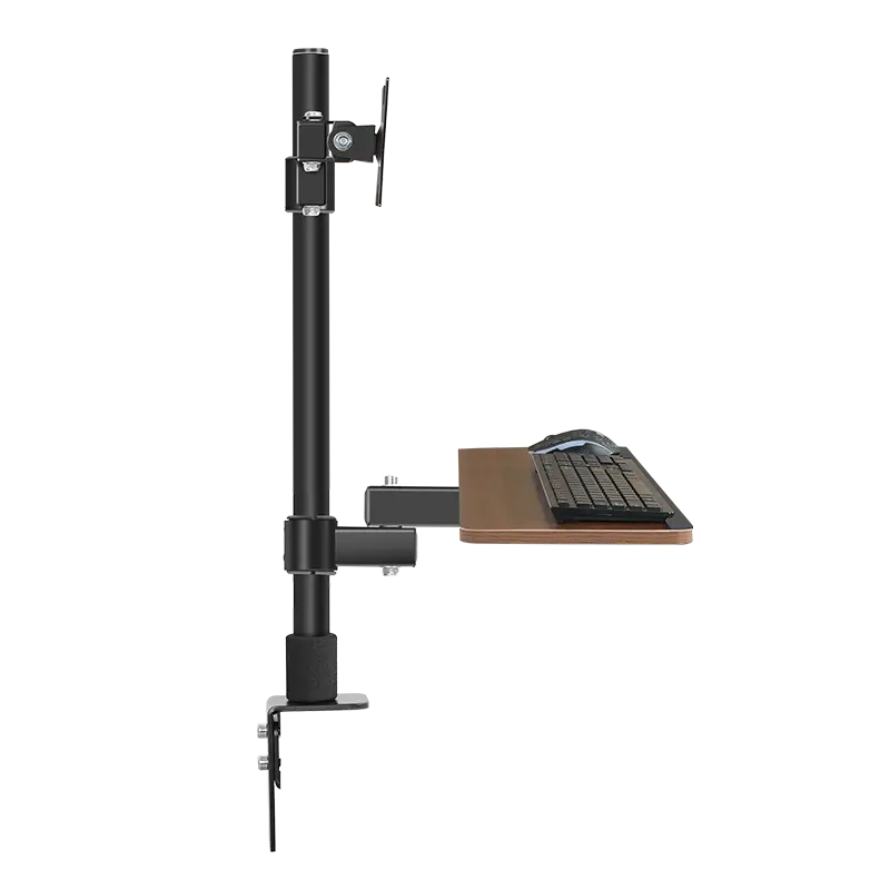 other tv accessories Desktop Stand Full Motion 360 Degree Steel monitor arm 14"-27" Monitor Mount Arm Keyboard Tray