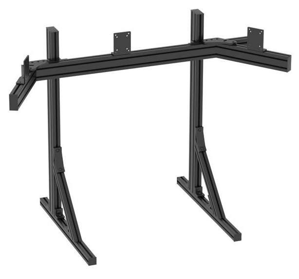 Floor Triple Screen Monitor Stand