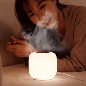 Ultraschall aroma ätherisches Öl luftbefeuchter 10 W 300 ml 7 Farben LED-Lichtdiffusor für Heim- oder Bürobedarf