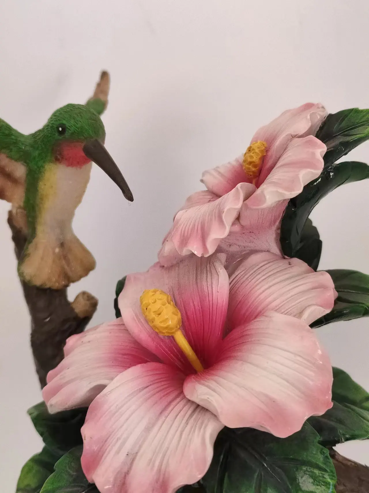 Groothandel Creatieve Mode Schattige Vogeltuin Bloem Hars Ambachtelijke Ornamenten Woondecoratie