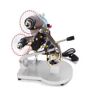 Impresora semiautomática de número de cinta de sello en caliente, máquina de codificación de fecha de cinta, máquina de codificación de fecha de estampado en caliente Manual, máquina de codificación de Fecha - Product Image 2