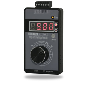 Generador de señal portátil de 0-10V5mA, calibrador de fuente analógica, voltaje positivo y negativo + tipo de placa de corriente