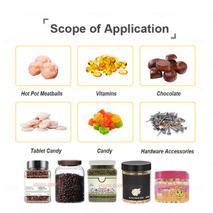 Contador vibratorio de dos etapas VTOPS con 8 pistas para máquina de embalaje de llenado de conteo de botellas de aperitivos de caramelo - Product Image 3