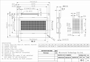 STN COB 1604 dot matrix karakter modülü IC SPLC780D1 mavi arka plan beyaz karakter LCD modülü - Product Image 5