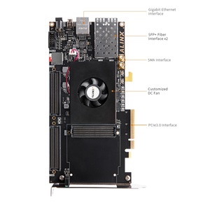 Placa DE DESARROLLO ALINX Xilinx Kintex UltraScale FPGA para almacenar archivos de configuración de chip FPGA y datos de usuario