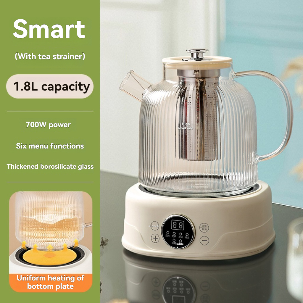 Modèle intelligent blanc 1,8 L - Pot simple + fuite de thé