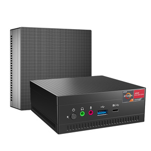 Pequeño AMD Mini PC R7 2700u 3750H 3550H Barebone System Vega 10 Computadora de juegos Win10 Win 11 4K HTPC NVME HD2.0 DP Tipo-C AC WIFI - Product Image 1