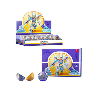 12 in 1 Diy Mini <strong>Building</strong> Block Set Small Toy Brick <strong>Robot</strong> with Capsule Packaging - Product Image 3