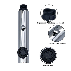 Musluk evrensel yedek parça 2 fonksiyon mutfak lavabo musluğu püskürtme başkanı banyo mutfak cilalı nikel - Product Image 3