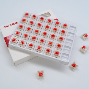 GATERON G Pro 2.0 Gói Bán Lẻ Màu Đỏ 35 Chiếc Mỗi Gói KS-9 Tuyến Tính 3 Pin 45G RGB SMD Công Tắc Bàn Phím Cơ Nóng Tự Làm Chơi Game - Product Image 4
