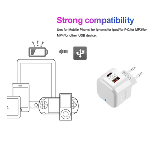Ab abd İngiltere 20W çift tip-c USB c PD duvar şarj hızlı hızlı şarj güç adaptörü için 11 12 13 14 15 için Samsung için HTC için LG O - Product Image 5