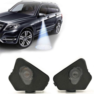กระจกประตูหลังยินดีต้อนรับโลโก้ LED ผีเงาโปรเจคเตอร์แสงสำหรับเบนซ์ C-Class W212 W204 GLK GLA - Product Image 3