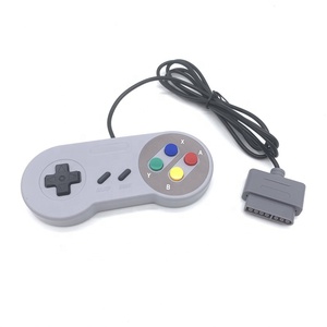 Joystick USB clásico con motor de vibración para Nintendo SNES Gamepad Controller para Windows PC MAC Computer Game Pad