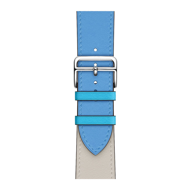 blue and white