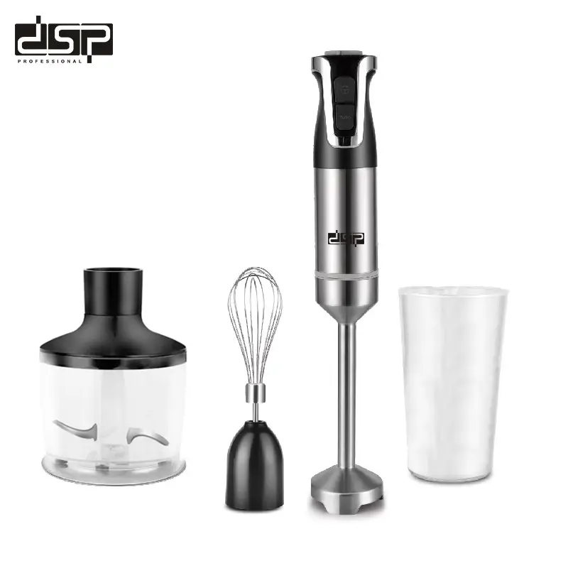 Set frullatore potente sbattitore a mano cucina domestica 1000W bastone multifunzionale elettrico DSP Heavy Duty 4 in 1 plastica Meccano 1000 220