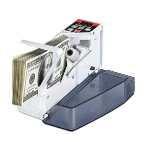 Mini pantalla LED portátil contador de dinero moderno enchufe de la UE/EE. UU. Máquina de conteo de moneda financiera Handypack billete en todo el mundo - Product Image 6