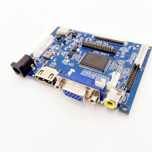 2K RTD2660高清m + VGA + 2 AV印刷电路板主板lvds液晶控制器板，带HDM VGA输入50引脚TTL输出LVDS输出