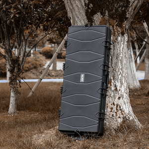 Glary Stackable cứng hợp chất cung trường hợp hộp không thấm nước súng lưu trữ trường hợp Hộp chống sốc nhựa dài súng trường hợp hộp với bánh xe - Product Image 5