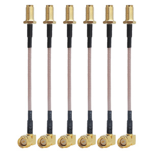 Right Angle <strong>SMA</strong> <strong>Plug</strong> to <strong>SMA</strong> Jack RG316 Coaxial RF Cable with <strong>RA</strong> <strong>Plug</strong> High Quality Connectors for RF Applications - Product Image 5
