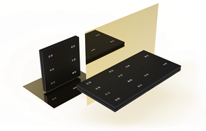 KNX/EIB 2 Gang 4 клавиши Умный домашний переключатель системы Встроенный 2 реле кнопочный переключатель панели - Product Image 6