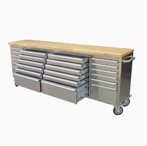 移动脚轮汽车工具箱工具箱托辊车库家用车库储物柜 - Product Image 4