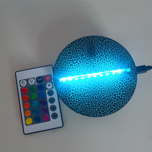 Yedek USB güç uzaktan kumandalı dokunmatik anahtar ABS akrilik 3D LED gece lambası lamba standı monte taban çatlak kabuk - Product Image 2