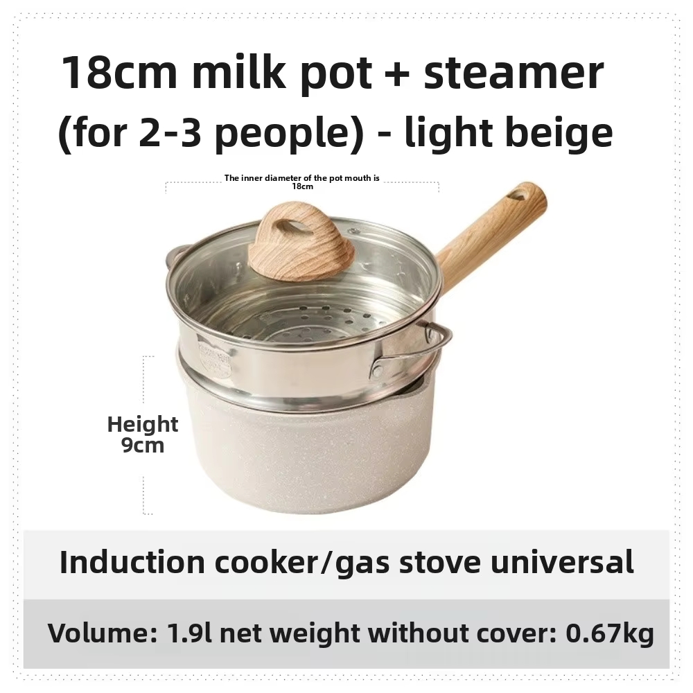 Beige 18cm Coca con Tapa + Vaporizador