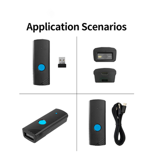 JINGXIN Store 2D 1D portátil Bluetooth con cable lector de código de barras supermercado escáner de código de barras inalámbrico - Product Image 6