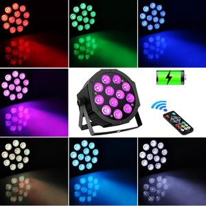 36LED akülü RGBW 4in1 LED sahne aydınlatma düğün Uplight için kablosuz Par ışık - Product Image 4