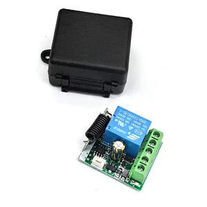 Mini 1CH Relais Empfänger modul Universal Wireless 433 MHz HF-Sender Fernbedienung Kunststoff Metall Lerncode DC 12V
