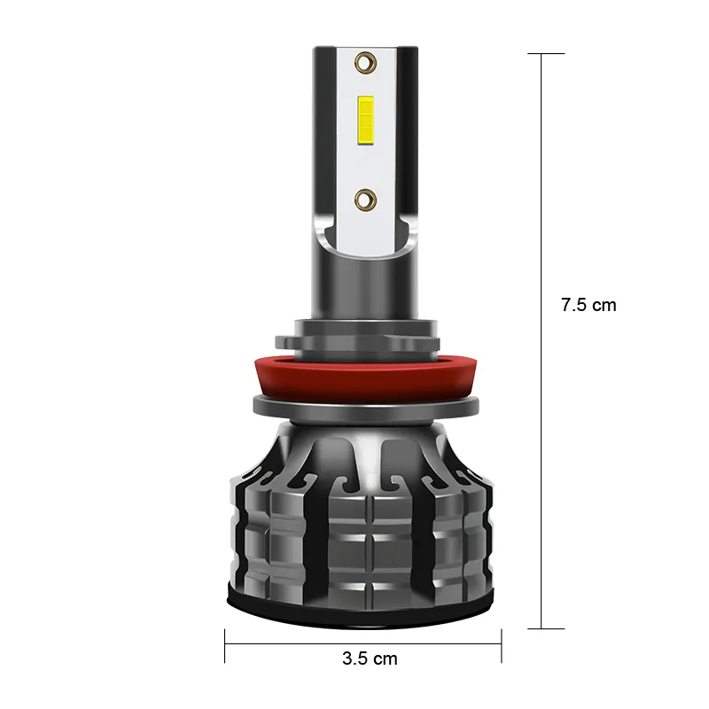 Conpex fábrica atacado super brilhante 2024 25 W/lâmpada csp chip H11 lâmpadas de farol led certificado CE farol led