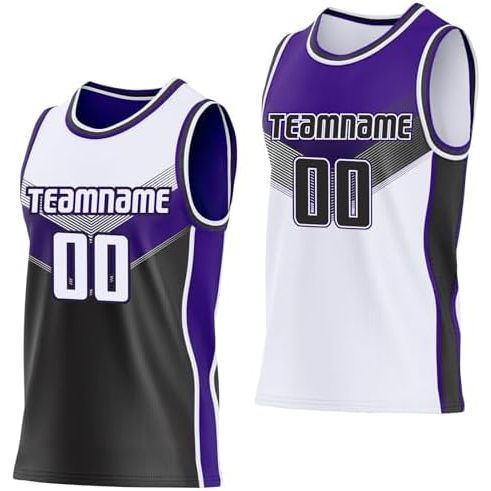 White and Black and Purple