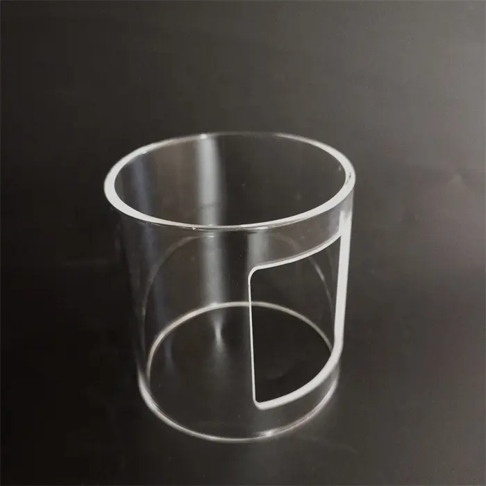 Tubo di vetro pyrex di vetro borosilicato design personalizzato