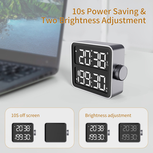 Timer magnetico con funzione di memoria Volume regolabile grande per la cucina in aula giochi di esercizi Timer per bambini e adulti - Product Image 6