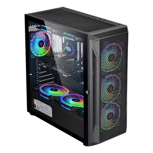 ZeroMaster Black M-ATX &amp; ATX Tower <strong>Case</strong> Full-size Gaming <strong>Computer</strong> Cabinet With <strong>Excellent</strong> Shell for Gaming Enthusiasts - Product Image 1