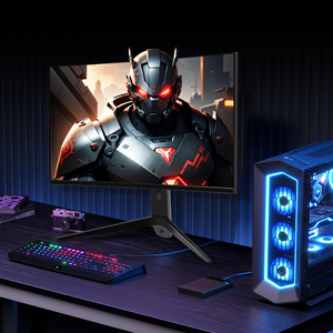 Topsale OEM 27 pulgadas 2K 4K Monitor de juegos luz a todo color 1800R calidad Monitor curvo 144Hz 165Hz para computadora de juegos - Product Image 2