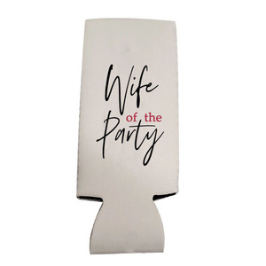 Bachelorette Party <strong>Wife</strong> of the Party Neoprene Beverage Cooler Sleeves and <strong>Cup</strong> Holders for Keeping Drinks Cold Wedding Decoration