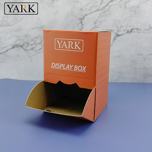 Cajas de exhibición de mostrador de cartón corrugado impresas personalizadas para Barra de energía y barra de chocolate Lámina de oro y manejo de grabado - Product Image 3