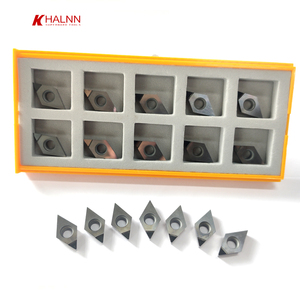Herramientas de torneado para procesamiento de aluminio, insertos PCD DCMT 070204/DCMT 11T304 DCGT PCD