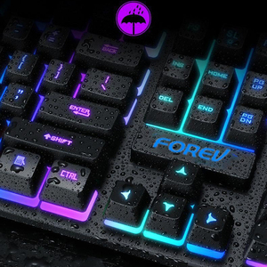 CJ16 Q305S Gaming Wired Keyboard and Mouse Combo Computadora Retroiluminación No mecánica PC Desktop Wired Gaming Keyboard Set - Product Image 6