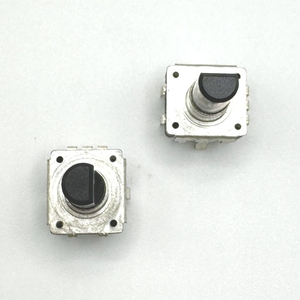 E12 codificatore rotativo di 360 grado codificatore Audio 5 Pin 24 posizione con interruttore a pulsante maniglia 12mm - Product Image 2