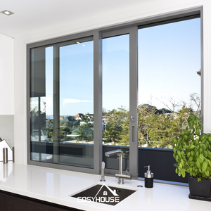 NFRC Standard Energy-efficient Double Triple Glazed Aluminum Sliding <strong>Window</strong> Insulated Gliding <strong>Window</strong> Sliding Low-e Glass <strong>windows</strong> - Product Image 1
