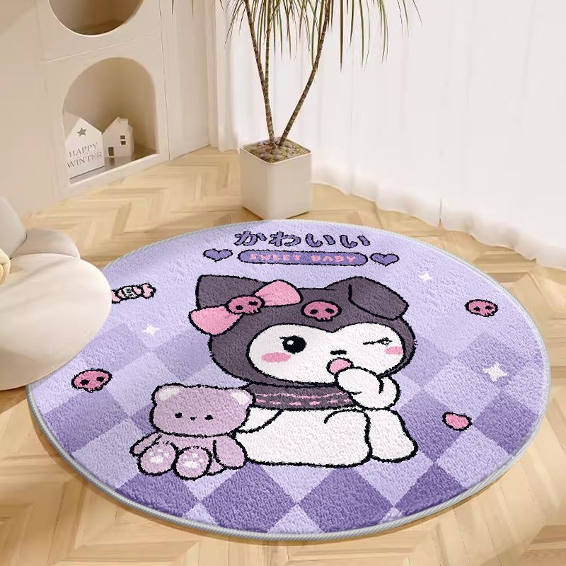 Rhomboid purple bear kulomi cap