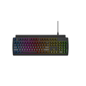 Teclado aerodinámico de diseño ergonómico mecánico USB OEM, todas las teclas, modos de iluminación múltiples sin efecto fantasma para reproductor de juegos - Product Image 1