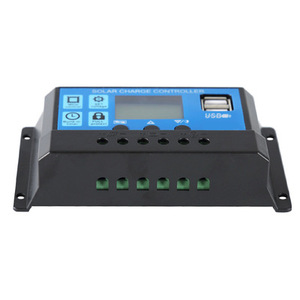 PWMソーラーコントローラー10A/20A/30Aインテリジェント照明充電コントローラーデュアルUSB12V/24V - Product Image 2