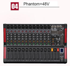 GAX-M12 Factory 12 Channels <strong>Pro</strong> Audio <strong>Mixer</strong> With Digital Reverberation Effect for Performance Party Recording Audio Equipment
