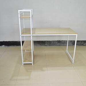 Đa chức năng trao đổi phần trái và phải bàn máy tính bàn gỗ PC Bàn học sinh với giá sách cho gia đình - Product Image 2