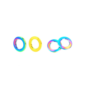 Aluminum AL 6061 7075 Titanium Grade 5 Grade <strong>2</strong> GR2 GR5 Color Anodized <strong>Shim</strong> Large Plain Round Flat Washer Gasket DIN125 DIN9021