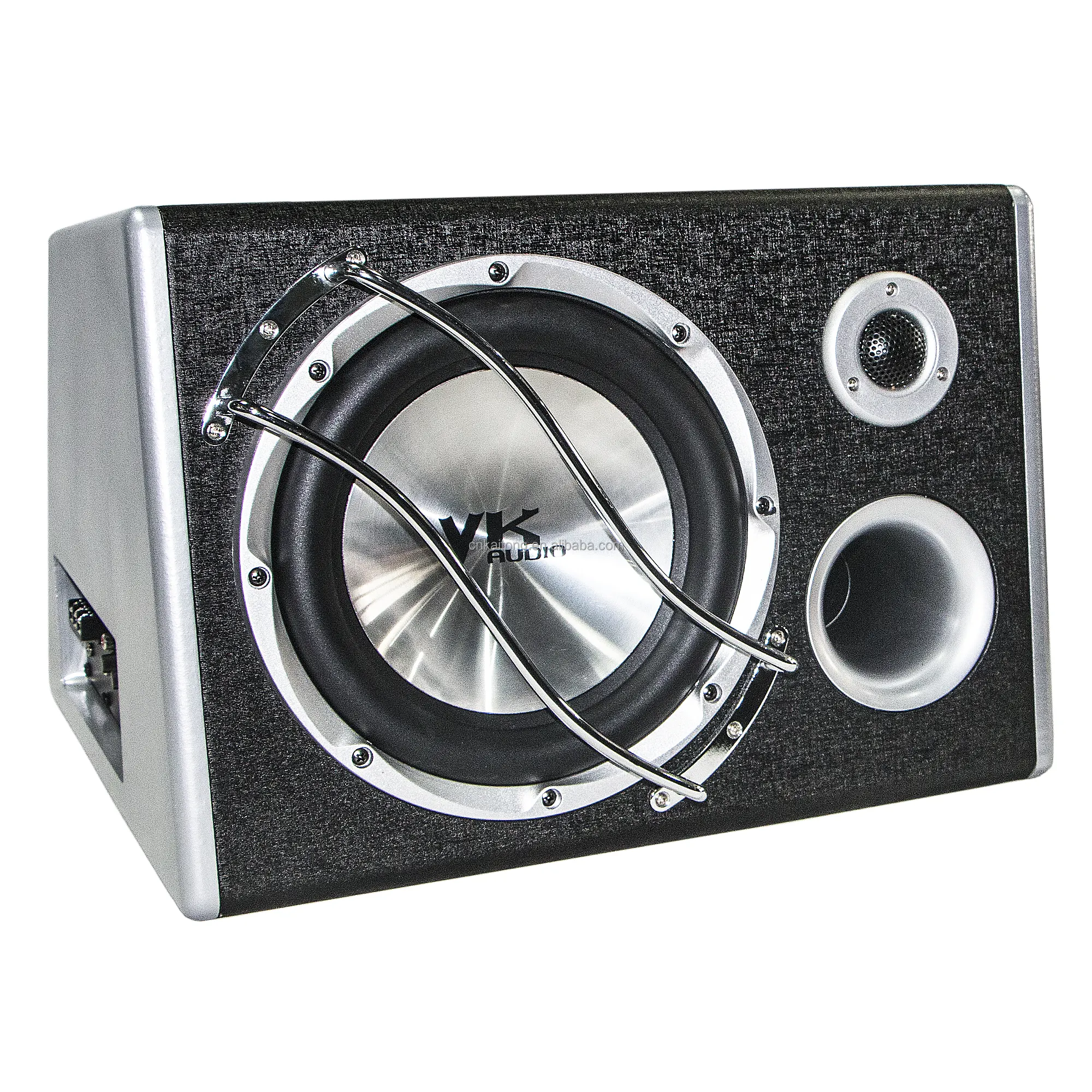 Oem Fabrikant Audio Groothandel 8 10 12 Inch Refit Luidsprekerbox Dc 12V 500W Grote Power Auto Subwoofer Met Versterker